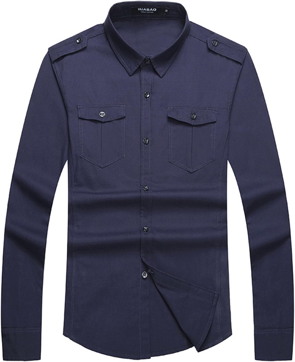 Shengdada Modern M-4Xl Plus Size 100% Cotton Camisa Masculina Casual Military Style Mens Shirts Long Sleeve Men Denim Chemise Homme Slim Shirt