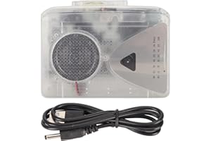USB Cassette to MP3 Converter, Cassette to MP3 Converter Tape Player with 3.5mm Jack and Speaker, Cassette Tape Player, FM AM
