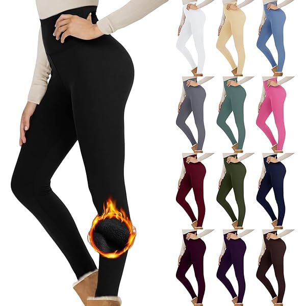 ウェア TWM QUILT THERMOLITE 2WAY LONG PANTS Fleece Lined Leggings Women Winter Comfy Thermal Tights Warm Pants