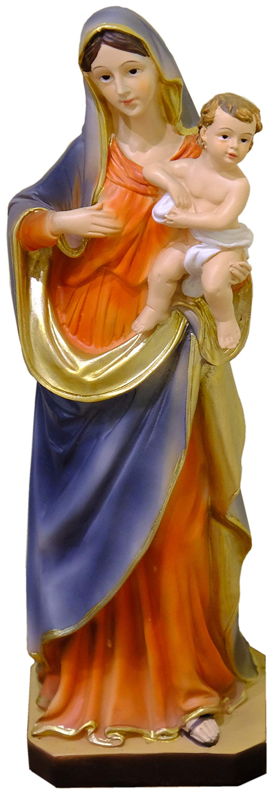 Kaltner Präsente Mother of God Virgin Mary Madonna with Christ Child Figurine