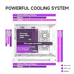 PCCOOLER C3T500 ARGB PC Case Mid Tower Desktop