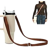 Wongeto Water bottle strap ajustable Shoulder Strap for Stanley 20/40/30 Oz Tumbler Water Bottle