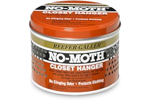 Reefer-Galler NO MOTH Closet Hanger Kills Clothes Moths, Carpet Beetles, and Eggs and Larvae