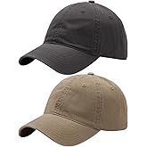 2 Packs Womens Baseball Caps Plain Baseball Hat Summer Sun Visor Hats Baseball Cap Men Adjustable Dad-Hat