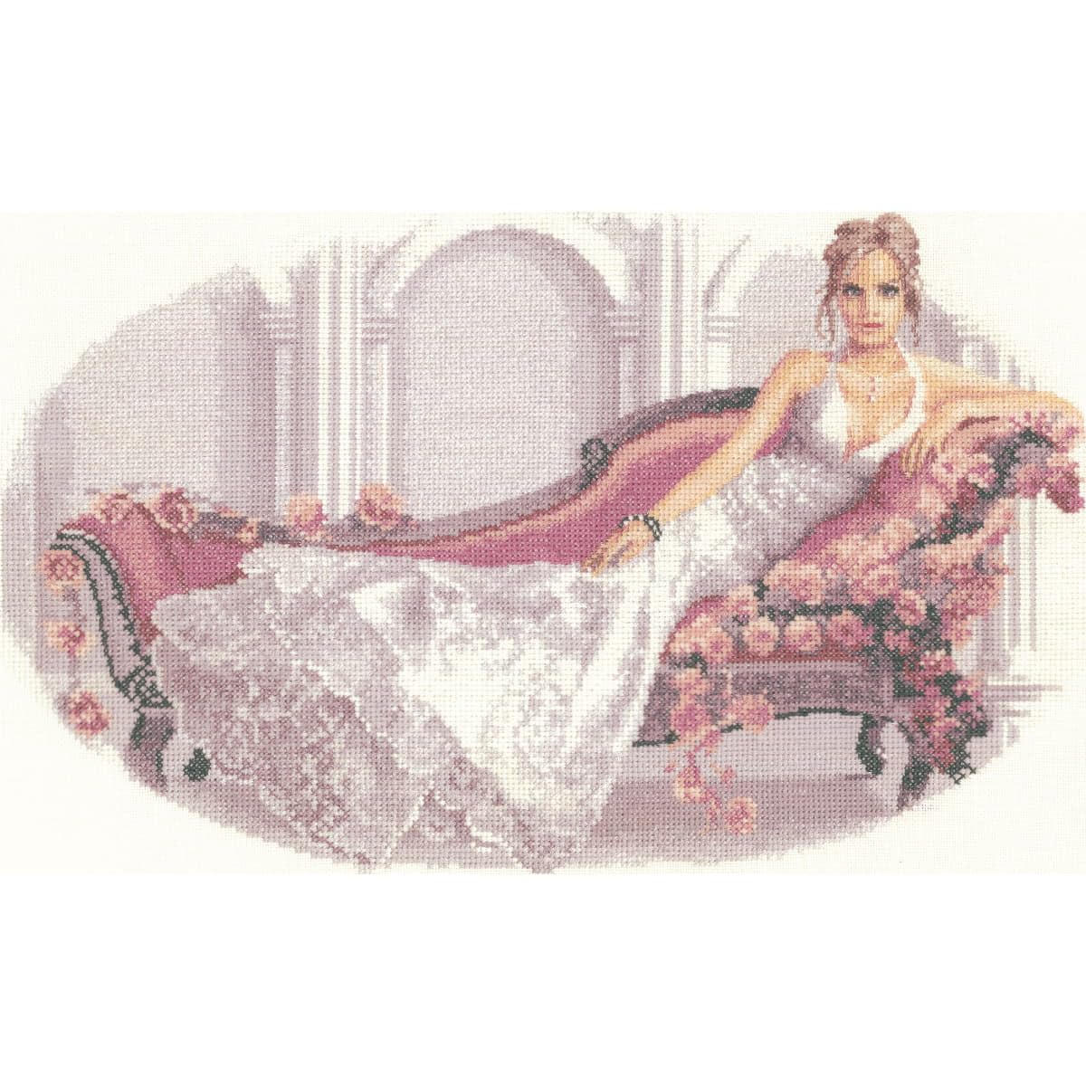 Abbi, 14 count Aida Cross Stitch Kit