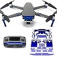Wrapgrade Poly Skin Compatible with DJI Mavic 2 | Accent Color (Stratosphere Blue)