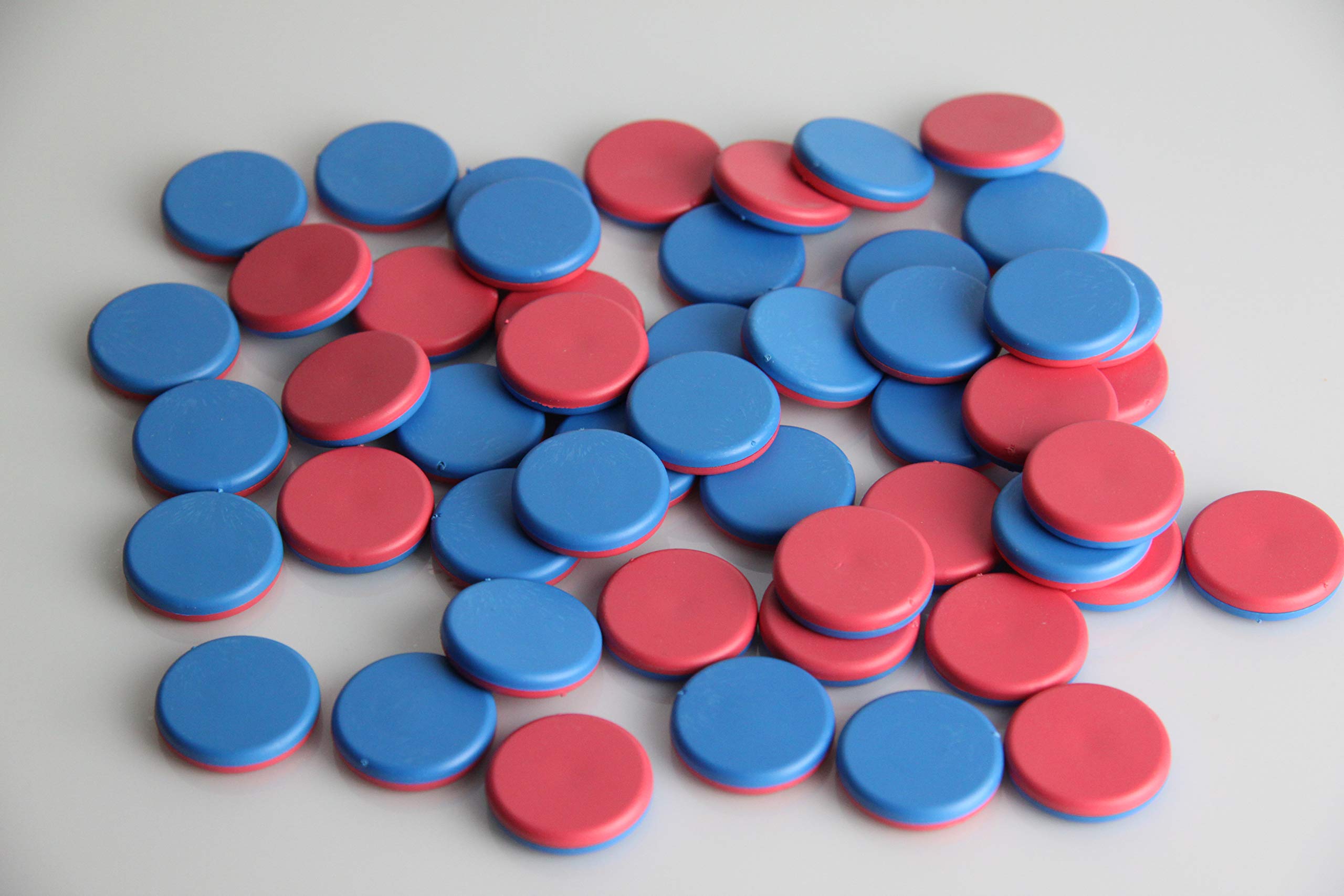 WISSNER active learning Counting Chips for students, 50 pieces, RE-Plastic°, in a poly bag