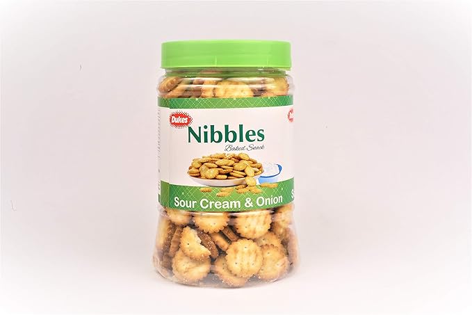 Nibbles-Sour Cream & Onion Crackers, 150g