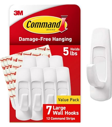 Command Wire Hooks Value Pack, Small, White, 9-Hooks (17067-9ES) (2) : Industrial & Scientific