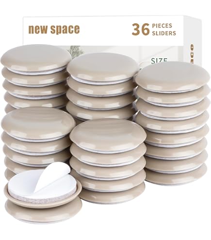 72-PCS Kitchen Appliance Sliders - Self Adhesive Furniture Movers For Air Fryers & Small Appliances