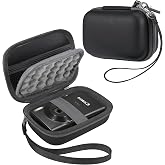 Leayjeen Small Camera Case for Canon PowerShot ELPH/IXUS - Black | EVA Hard Shell Fits Kodak Pixpro C1 FZ55/FZ45,Nikon Coolpix, Digital Camera Case,Shockproof Compact Camera Bag(Case Only)