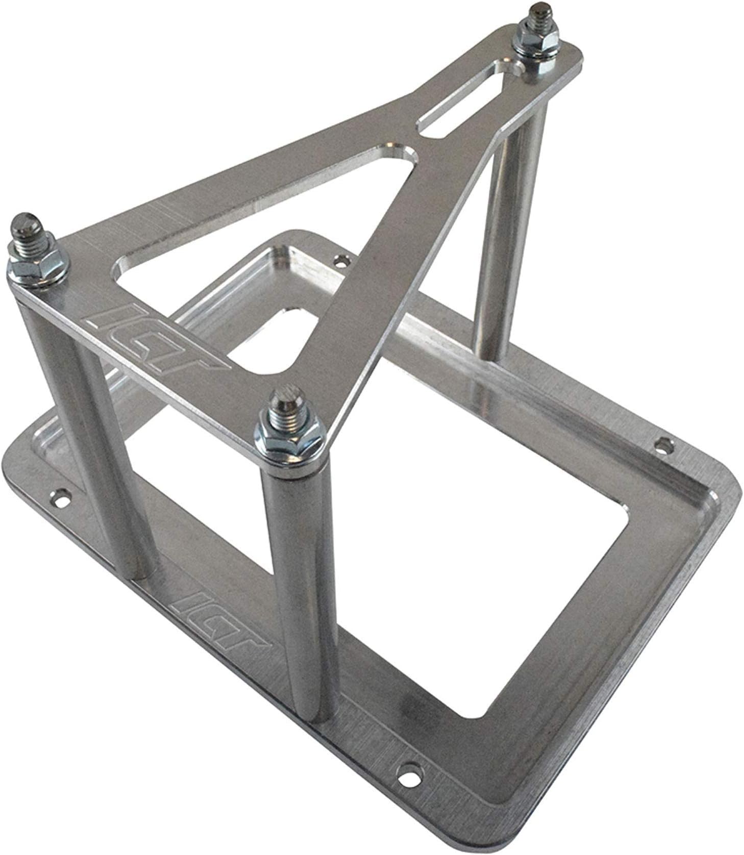 ICT BilletUniversal Billet Battery Tray Hold Down Trunk Relocation Box Optima Race Racing Mount Red Yellow Blue Top 34 34/78 D34 D34/78 34M D34M Made in America 551181