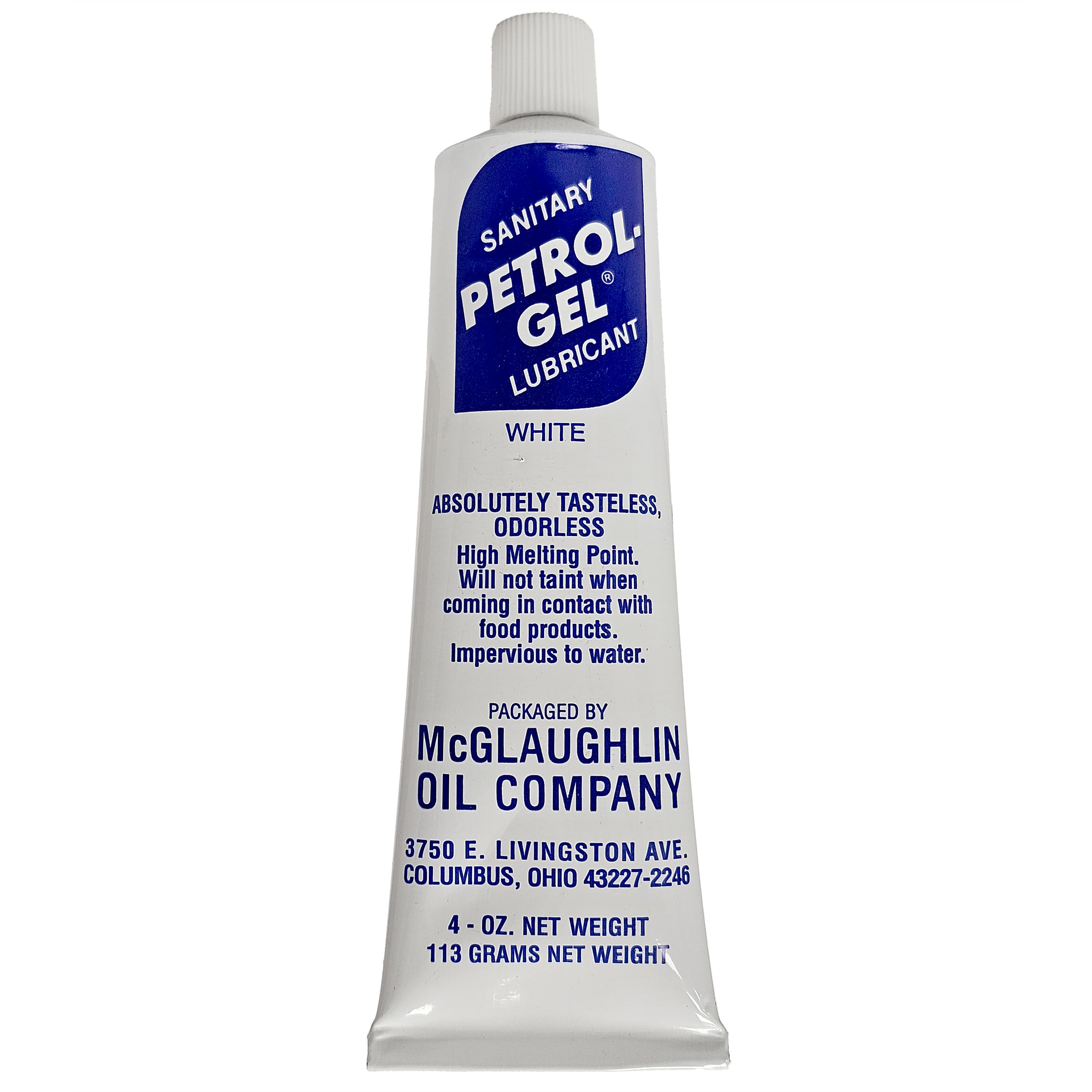 McGlaughlin Oil PETROL-GEL 4 Oz. Lubricant Tube