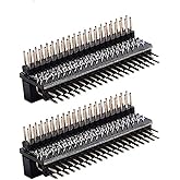 GeeekPi 40-pin GPIO 1 to 2 Expansion Board for Raspberry Pi, Micro Connectors 2 x 20-pin Strip Dual Male Header Double Row St