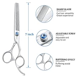 JASON 7" 50 Teeth Thinning Dog Grooming Blending