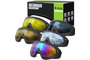 OXG Ski Snowboard Goggles for Men Women, UV Protection Ski Snow Goggles for Kids Youth Adult