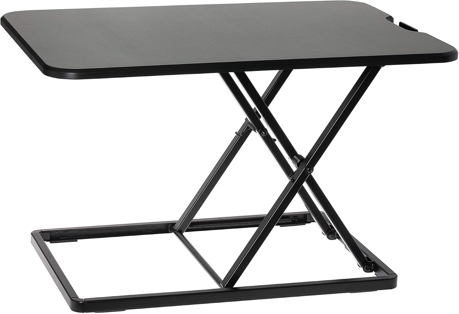 Properav Lite Mobile Stand Up Desk Converter Workstation with 6 Height Settings from 45-405mm for Windows & Mac Monitors & Laptops such as Dell - Image 3