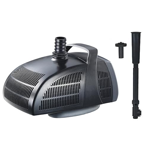 title=Jebao PF-1000 Pompa Sommergibile Stagno con Allegati per Fontana 1000L/h