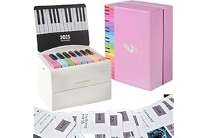 AMUSEDIY Swift Piano Calendar 2026 with 52 Taylor Sheet Music (White2)
