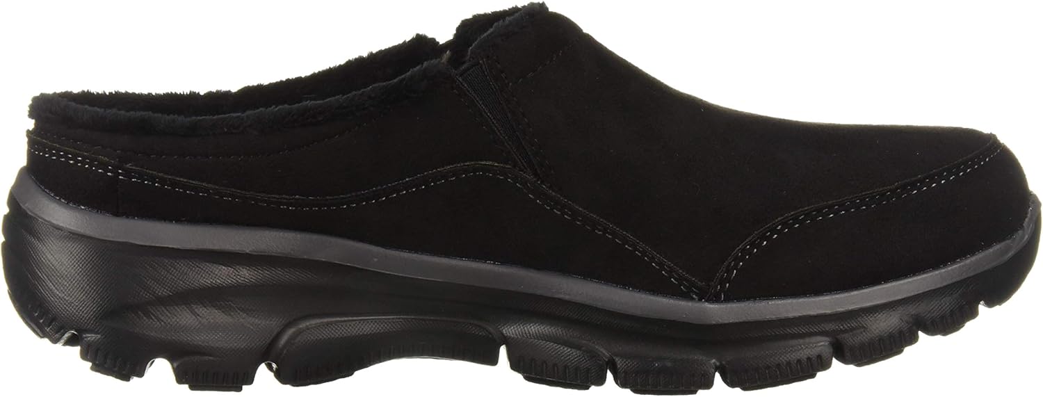  | Skechers Women's Easy Going-Latte-Twin Gore Slip-on Open Back Mule | Mules & Clogs