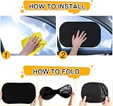 WIN.MAX 2 Pack Car Window Shades Kids UV Protection Sun Shade 51x31 cm view 7