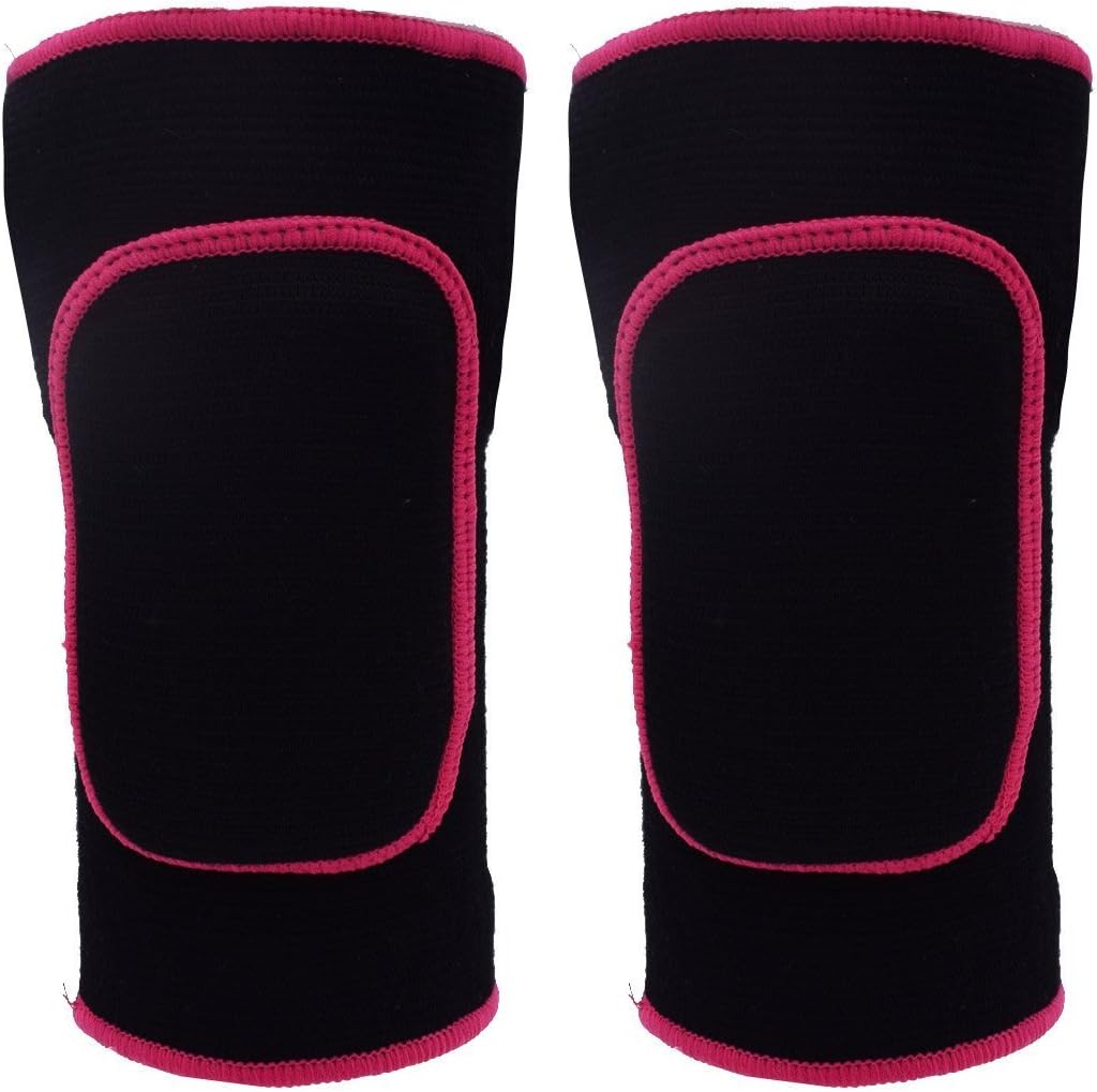 Paciffico Soft Kneepad for Kids Dance Cycling Volleyball Football Soccer Tennis Climbing Roller Skating Knee Brace Sleeve with Thicken Sponge, 1 Pair
