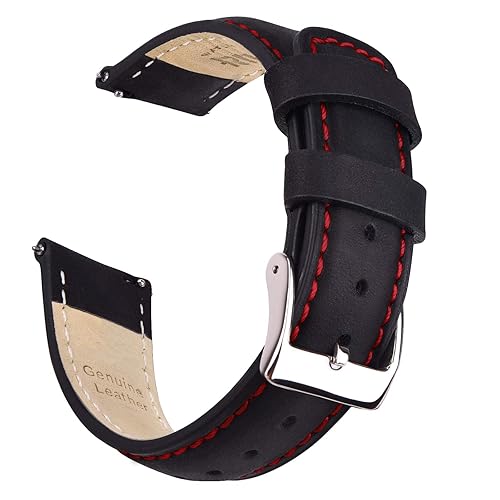 Ritche 18mm Leather Watch Band Quick Release Watch Bands for Men