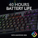Logitech G G915 TKL Wireless Mechanical Keyboard UK Layout Black view 3