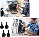 YINETTECH 50x M3 Computer Case Thumbscrews PC Motherboard Screws 6#-32 x 6mm view 4