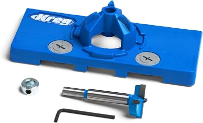Kreg KHI Concealed Hinge Jig, Blue — Accurate Hinge Positioning