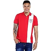 U.S. Polo Assn. Short Sleeve Slim Fit Vertical Pieced Pique Polo Engine Red SM