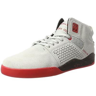 Zapatos Supra Skytop III para hombre Gris/Rojo Dominican