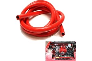 BBP ENTERPRISE Performance 4FT High Temperature Silicone Vacuum Tubing Hose RED (3/8" (10mm)