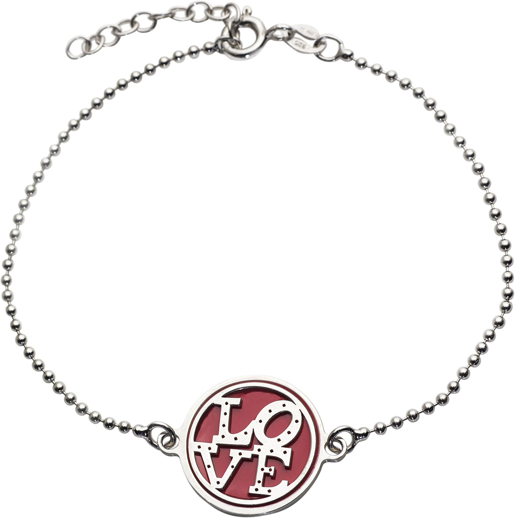 AKA Jewellery - Sterling Silver Love Letters Bracelet for Women and Girls