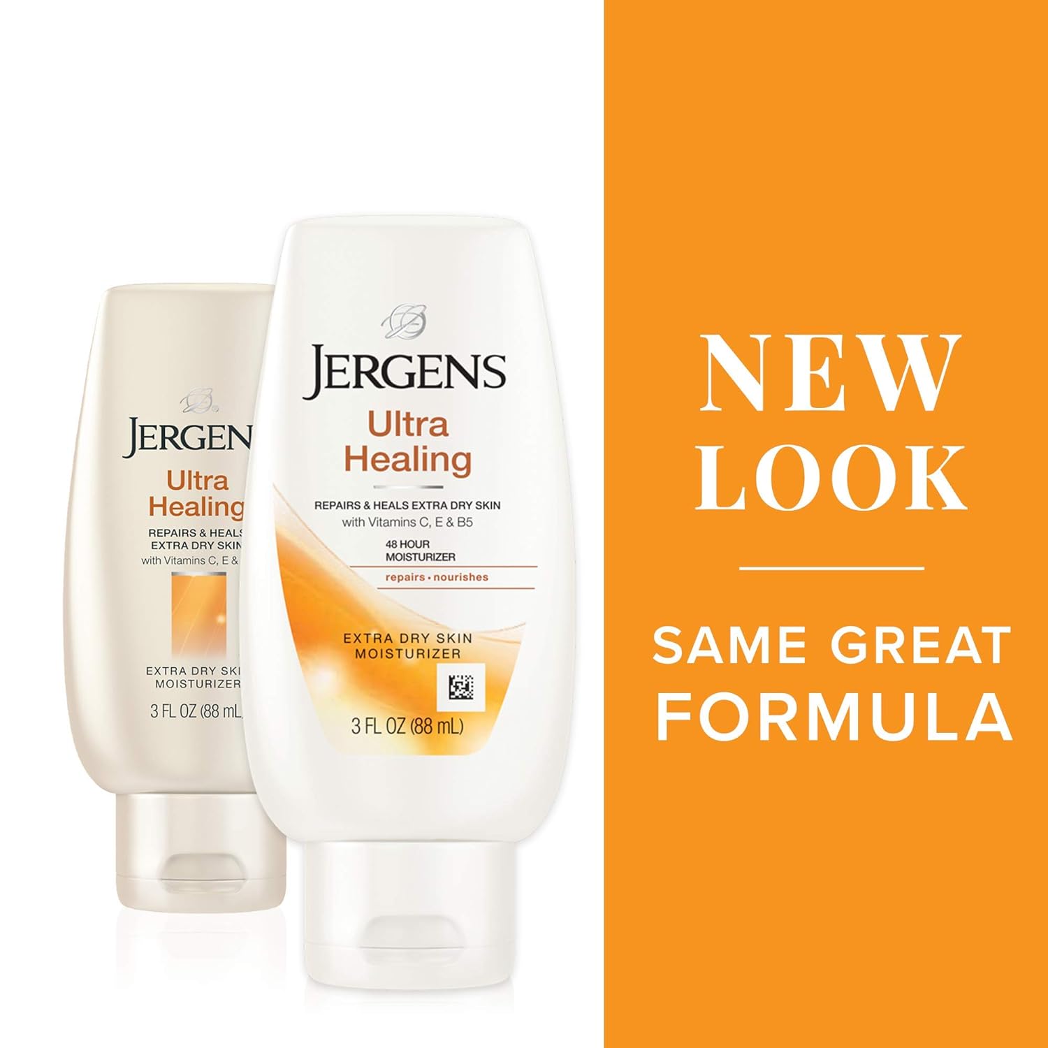 Jergens Ultra Healing Dry Skin Moisturizer, 3 Ounce Travel Lotion, 3-pack, for Absorption into Extra Dry Skin, with HYDRALUCENCE blend, Vitamins C, E, and B5 : Body Lotions : Beauty