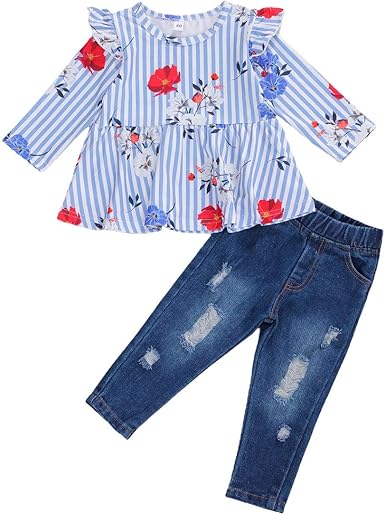 ripped jeans and t shirt