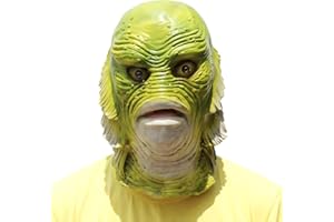 PartyHop - Fish Mask - Halloween Animal Head Mask Creature from The Black Lagoon
