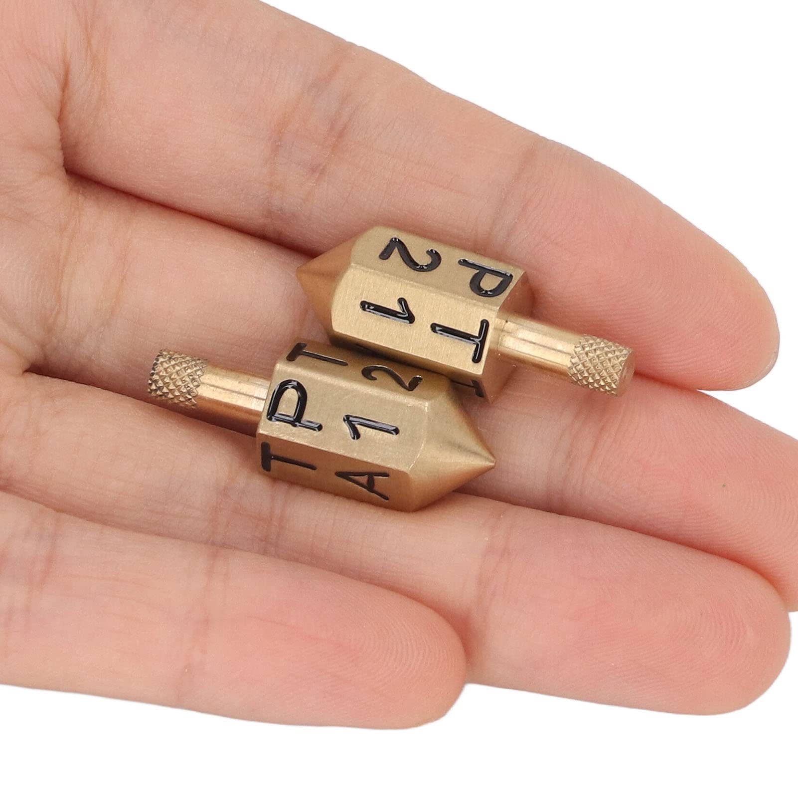 Put and Take, Solid Metal Game Spin Dice, Top Dice Type Game Game of Chance for Parties During Festival Holiday Night Game Bar Game