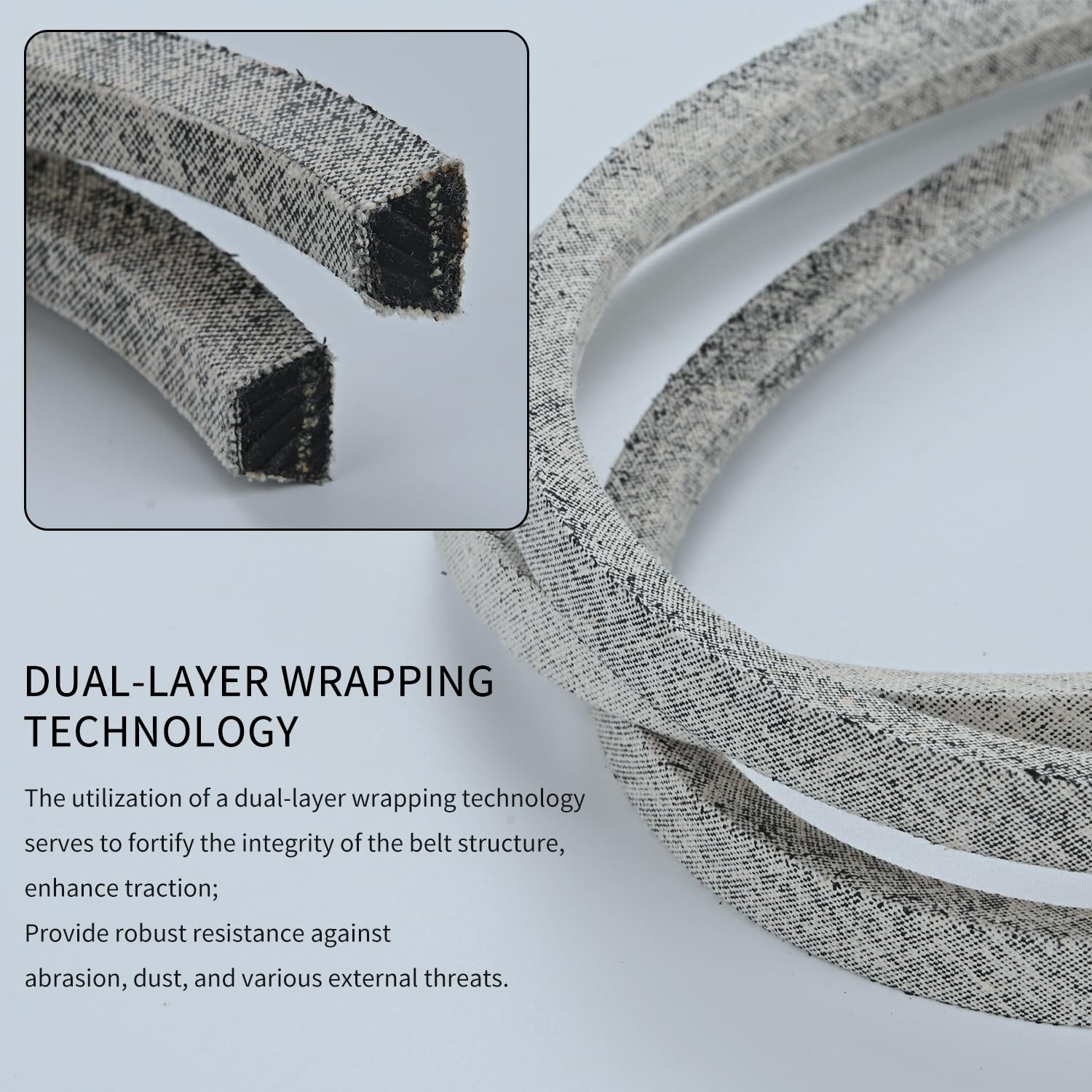 1/2 x 115'' Mower V-Belt Replace for