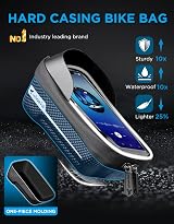 Whale Fall Reflective Frame Bag Waterproof EVA Bike Bag 6.9 inch Touchscreen view 2