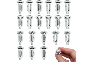 BENLIUDH 20pcs Hollow Wall Anchors for Thin Walls Heavy Duty, M5 x 1"