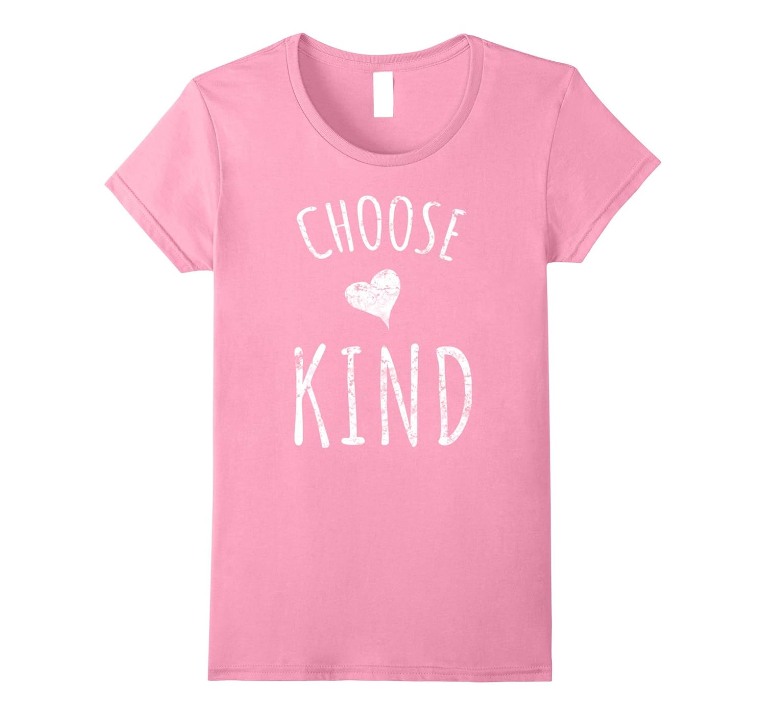 Choose Kind T-shirt with Heart - shirt for women and kids-Rose