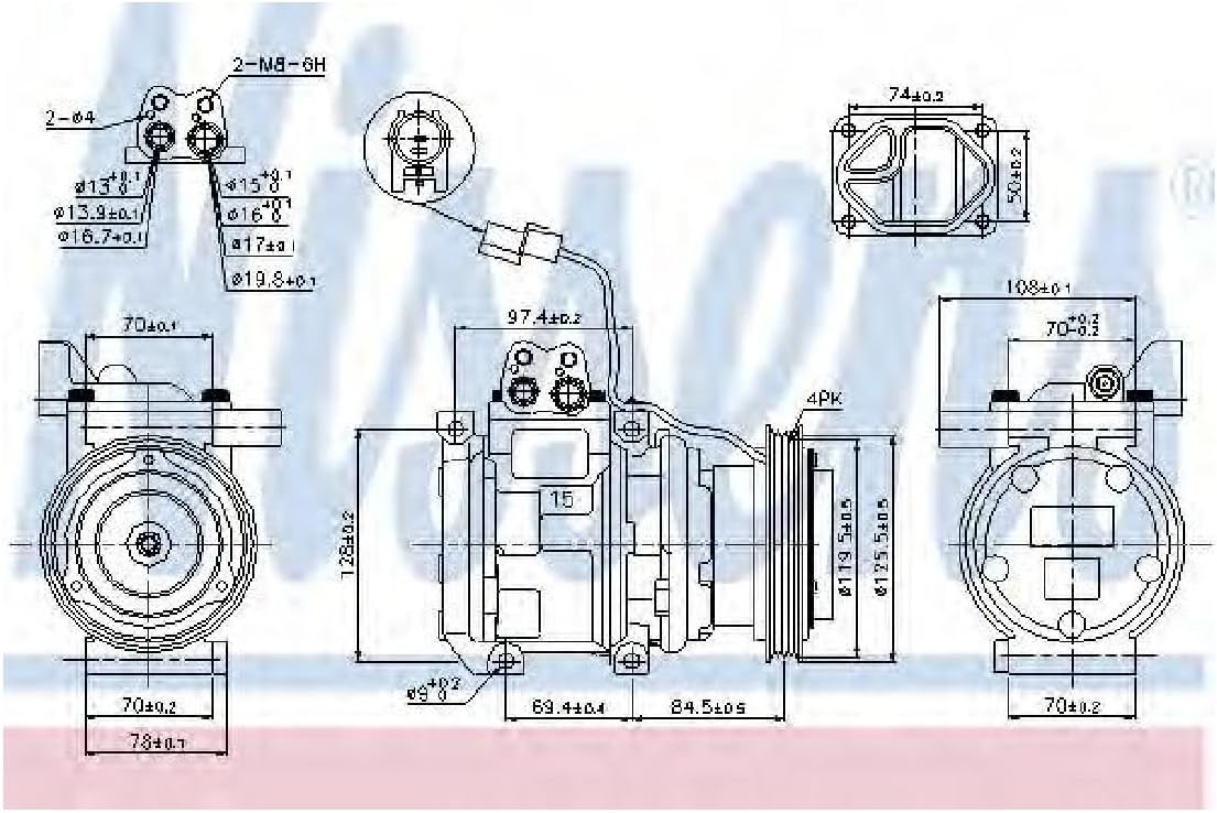 Nissens 89289 Compressor, air conditioning