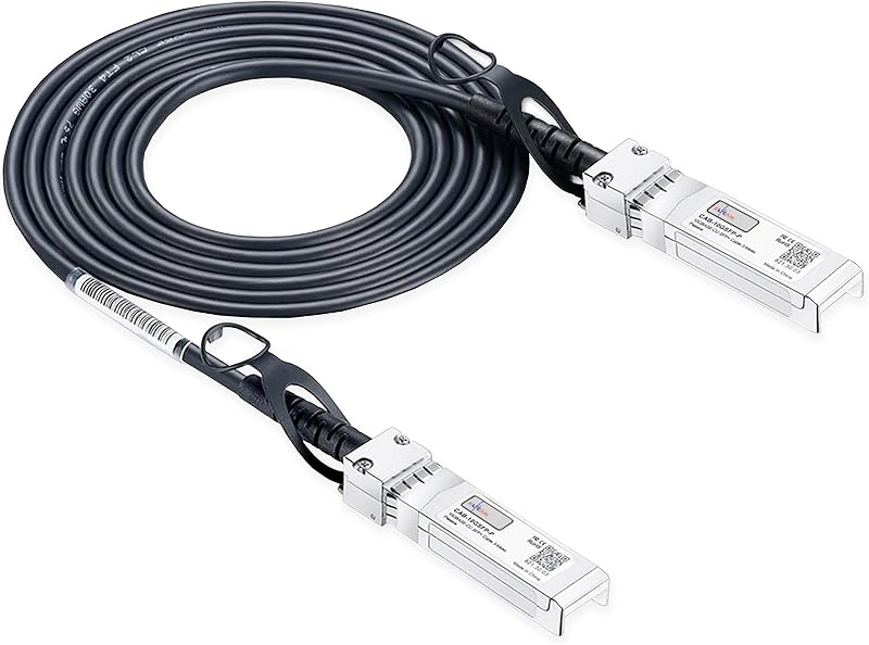 Elfcam 10Gb SFP+ to SFP+ DAC Cable Passive 1M Copper Twinax Cisco Juniper