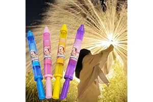 Firework Water Gun,Romantic Firework Style Water Spray Toy,4pcs Firework Water Guns Toy for Couples,Large High Pressure Pull-