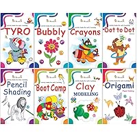 Activity Books Collection for Early Learning by InIkao : Set of 8 Activity Books for Kindergarten kids
