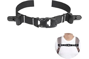 Vigorport Backpack Chest Strap Add on, Elastic Backpack Sternum Strap, Heavy Duty Adjustable Chest Belt with Quick Release Bu