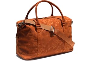 ESVAN Travel Tote Duffel Gym Bag,Weekender Overnight Carry-on Tote Crossbody Bag with Wet Pocket and Trolley Sleeve Upgraded