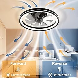 Low Profile Ceiling Fans with Lights and