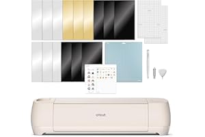 Cricut Explore 4 – Machine de découpe intelligente (coquillage) | Ensemble de contenu numérique – Comprend 30 images dans l'a